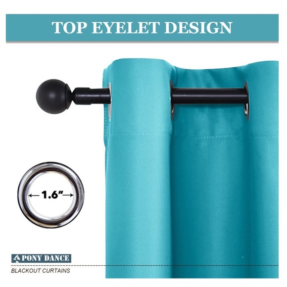 PONY DANCE Blackout Curtains - Picture 2 of 6